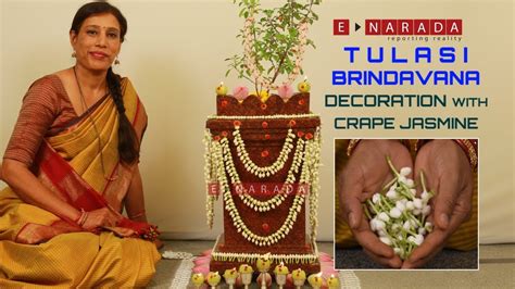 nandi decoration ideas|Tulasi katte flower decoration with Crape Jasmine or .